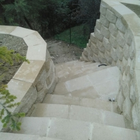 Sergiu Munteanu, scala esterna per giardino terrazzato